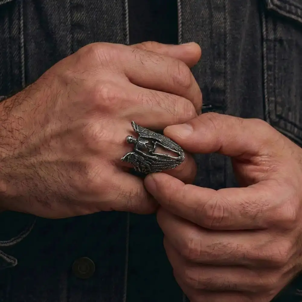 Men's Angel Of Death Ring
