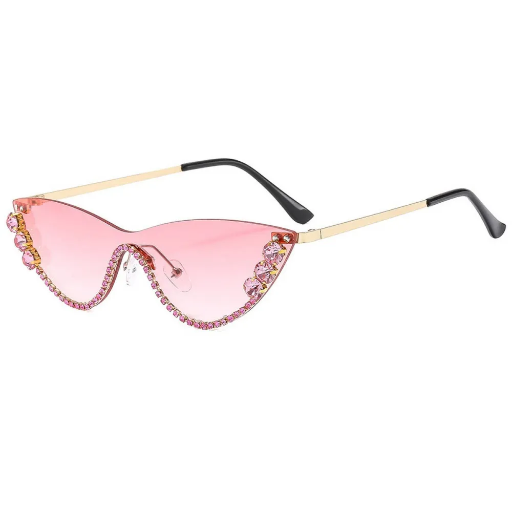Rhinestone Cat Eye Sunglasses