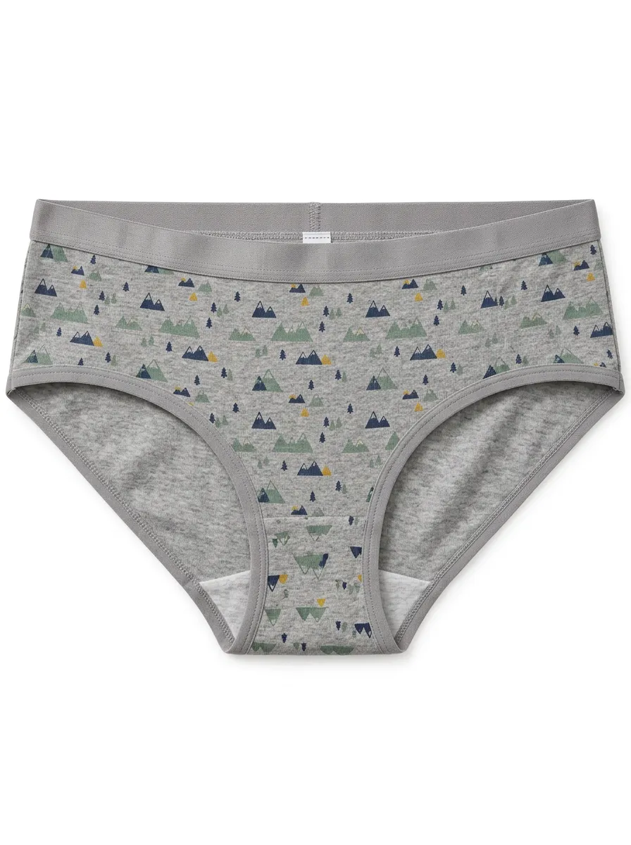 Women's Soft Pattern Printed Briefs
