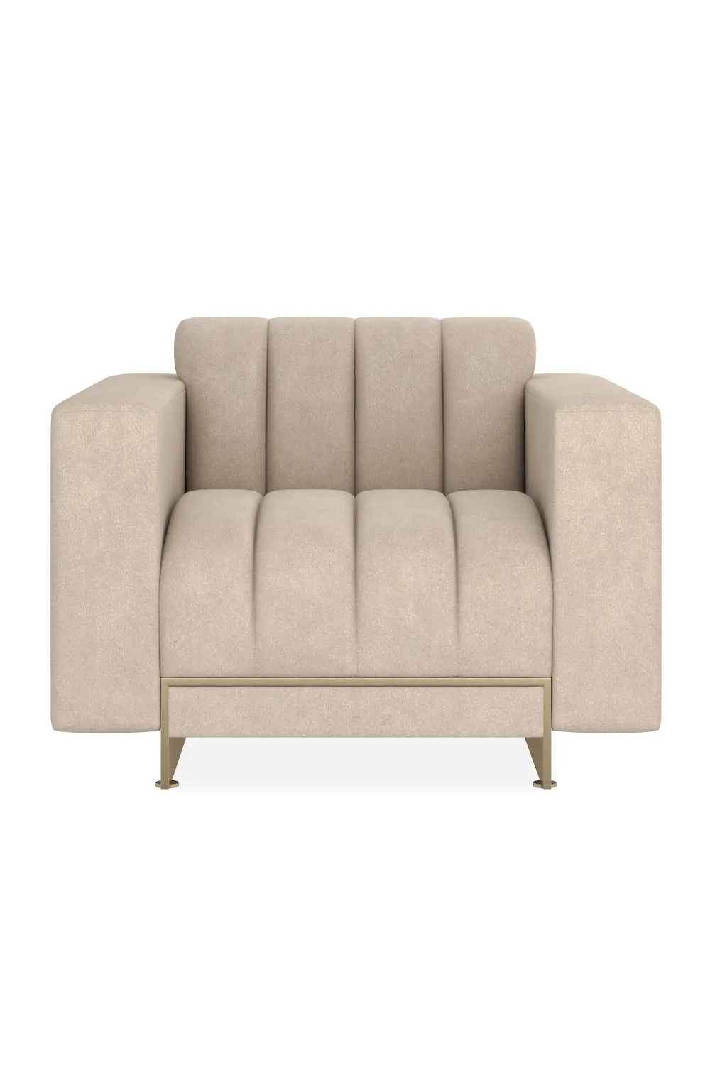Channeled Lounge Chair