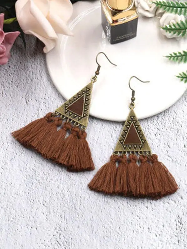 Polished Abstract Accent Earrings