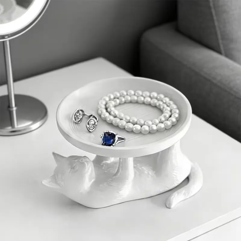 Cat Shaped Jewelry Tray