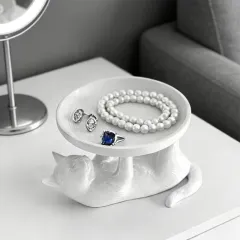 Cat Shaped Jewelry Tray