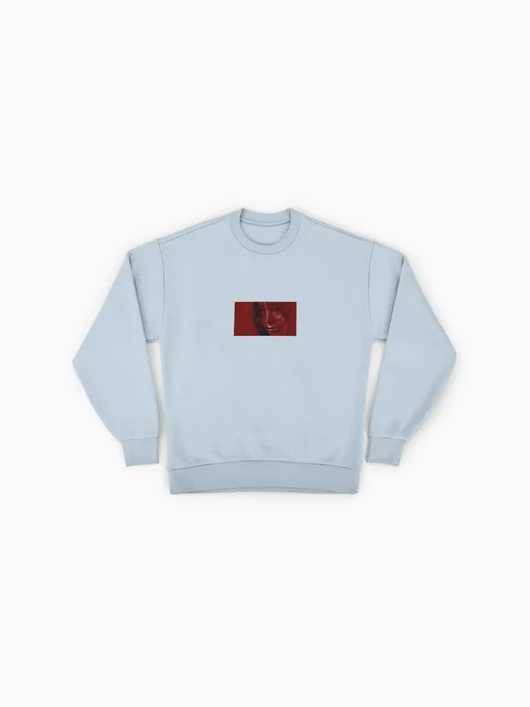 Minimalist Red Box Logo Sweatshirt