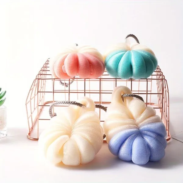 4 Pcs Colorful Bath Loofah