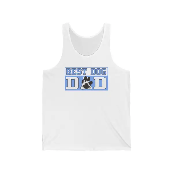 Dog Dad Paw Graphic Tank Top