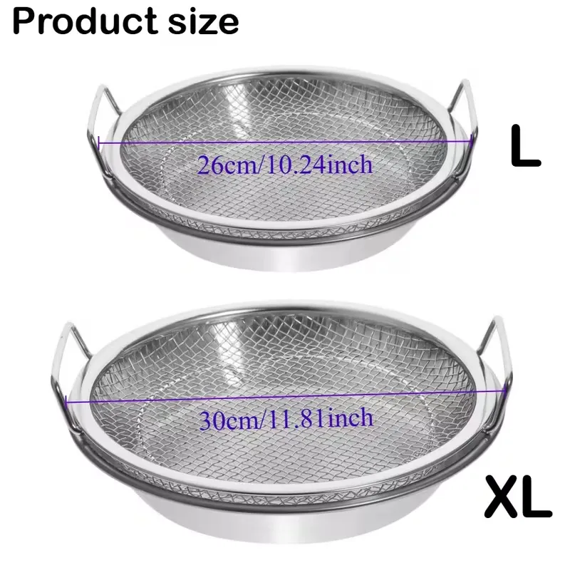 Multi-Use Stainless Steel Mesh Basket