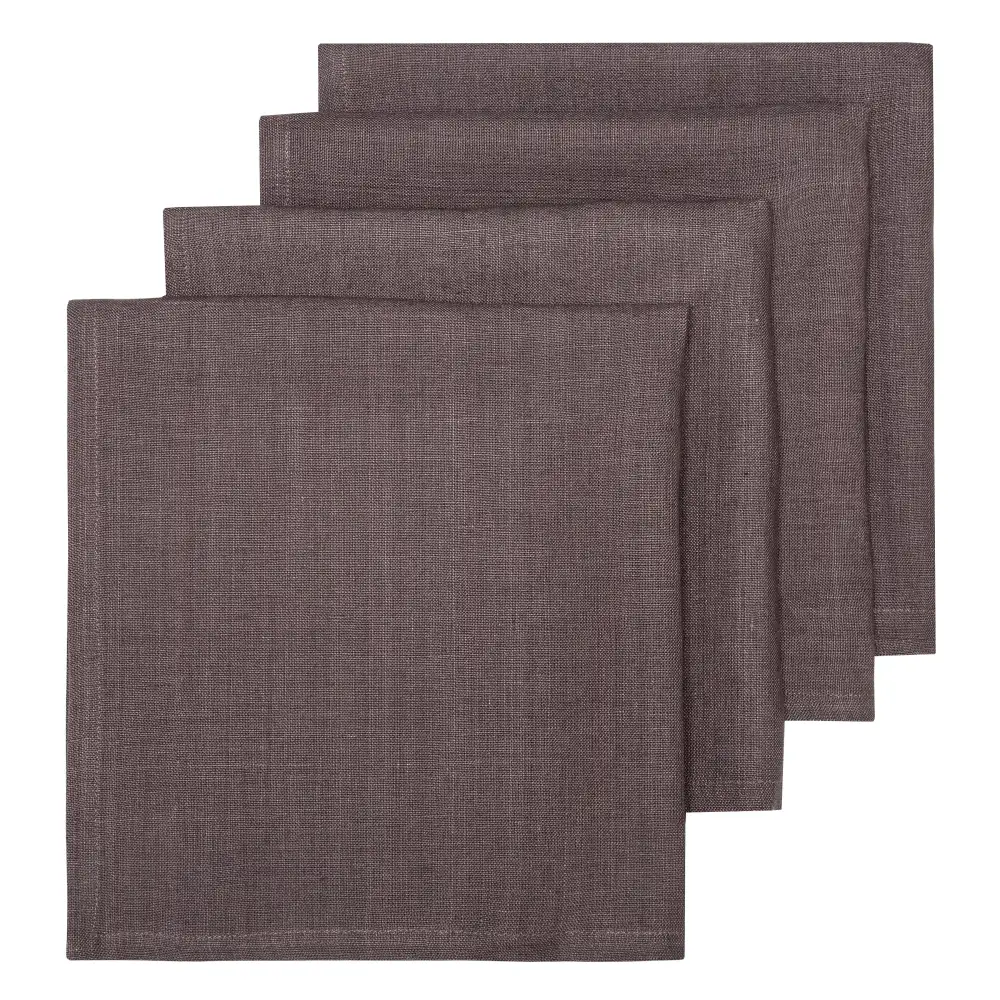 Polished Handwoven Linen Napkin Set