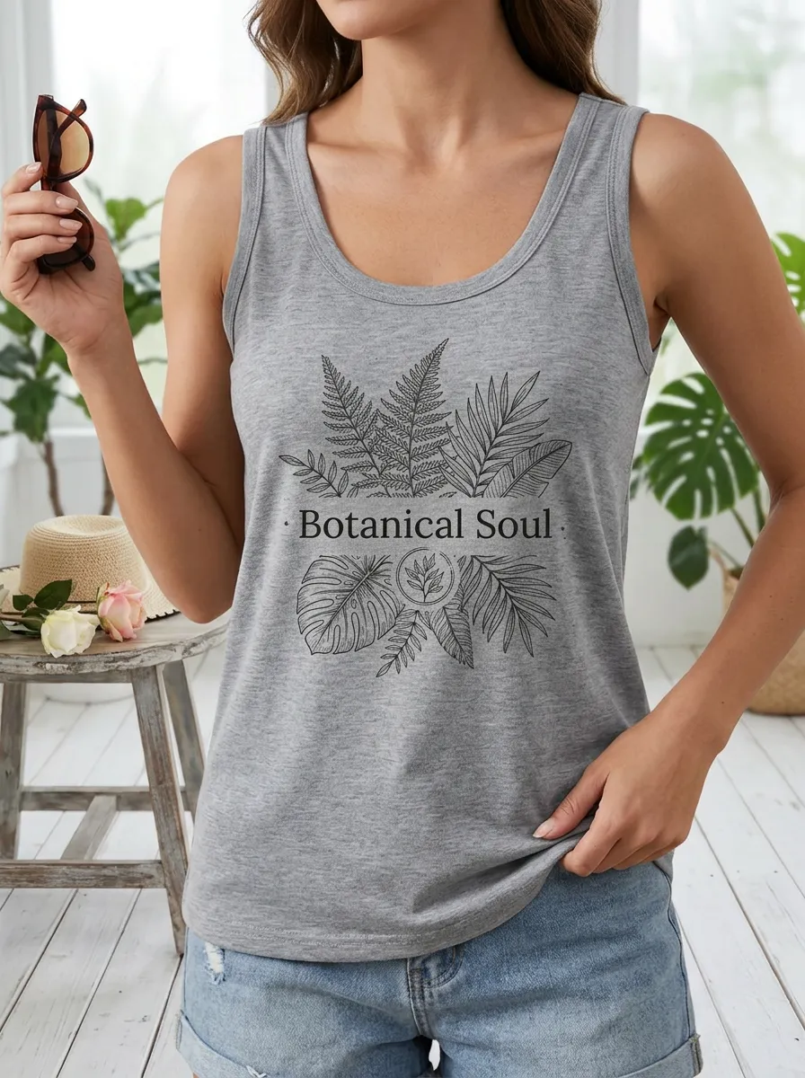 Botanical Soul Fern Tank Top Everyday