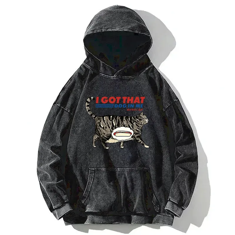 Dog Energy Washed Hoodie