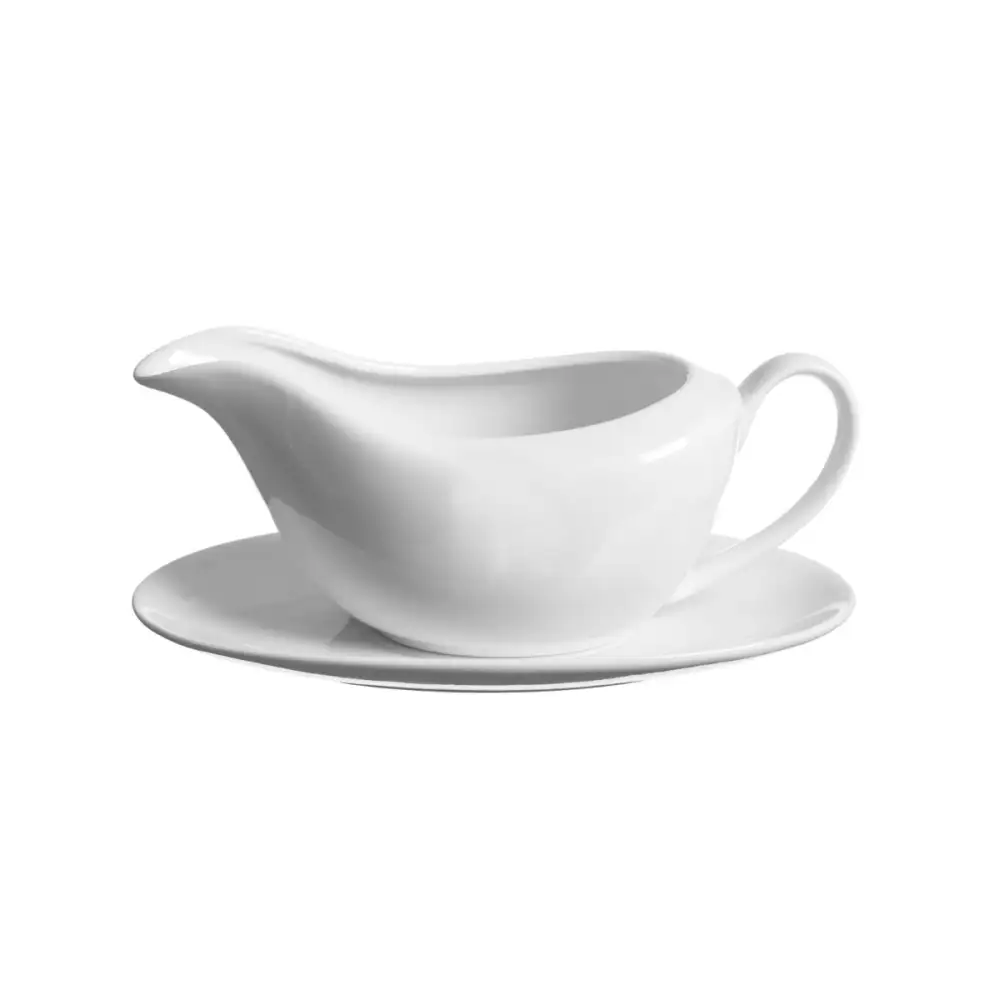 Simplicity Gravy Boat and Saucer