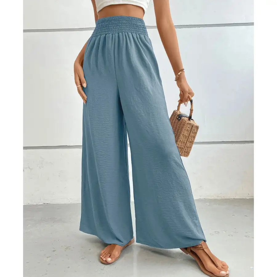 Soft High Waisted Wide Leg Pants