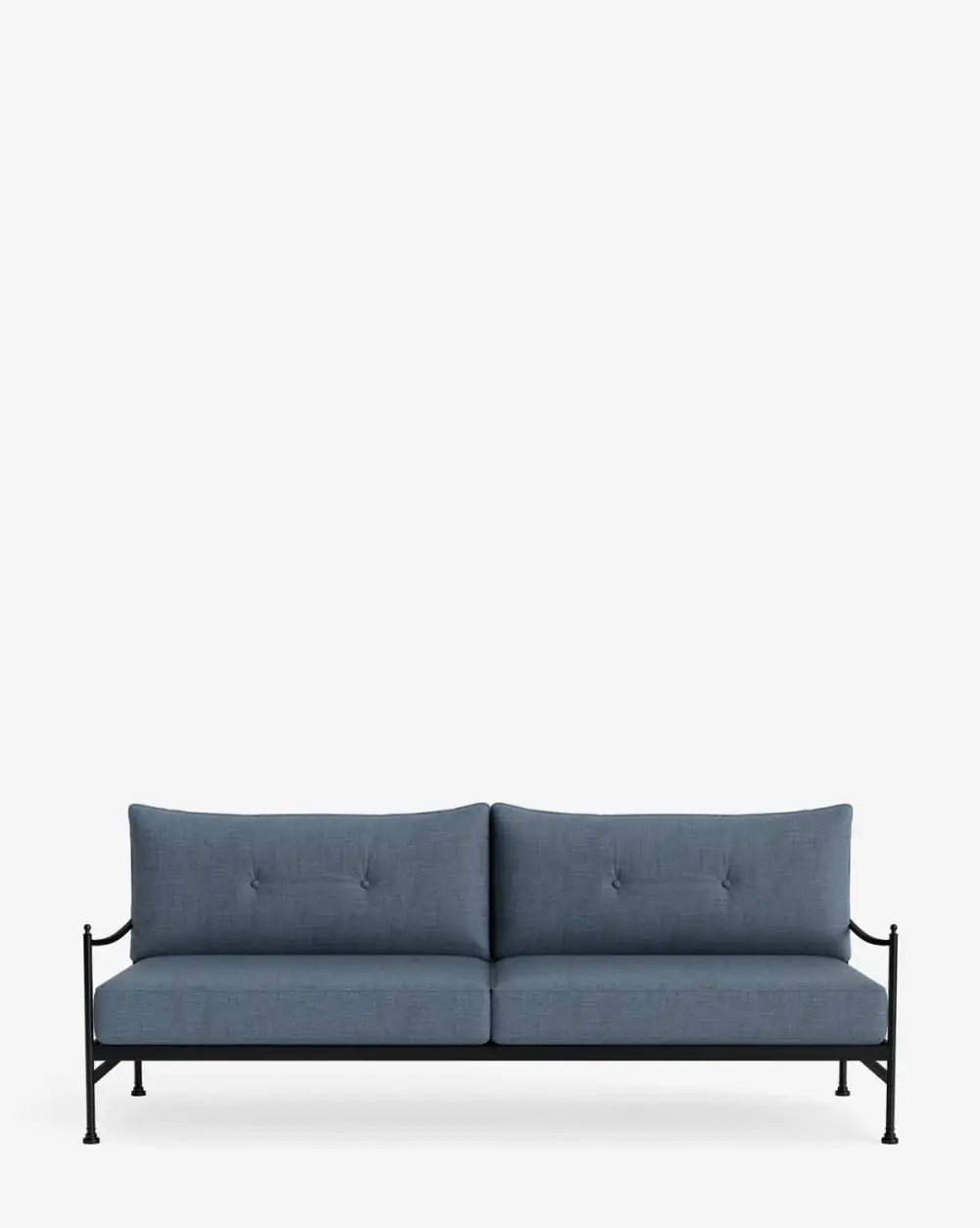 Curved Aluminum Sofa