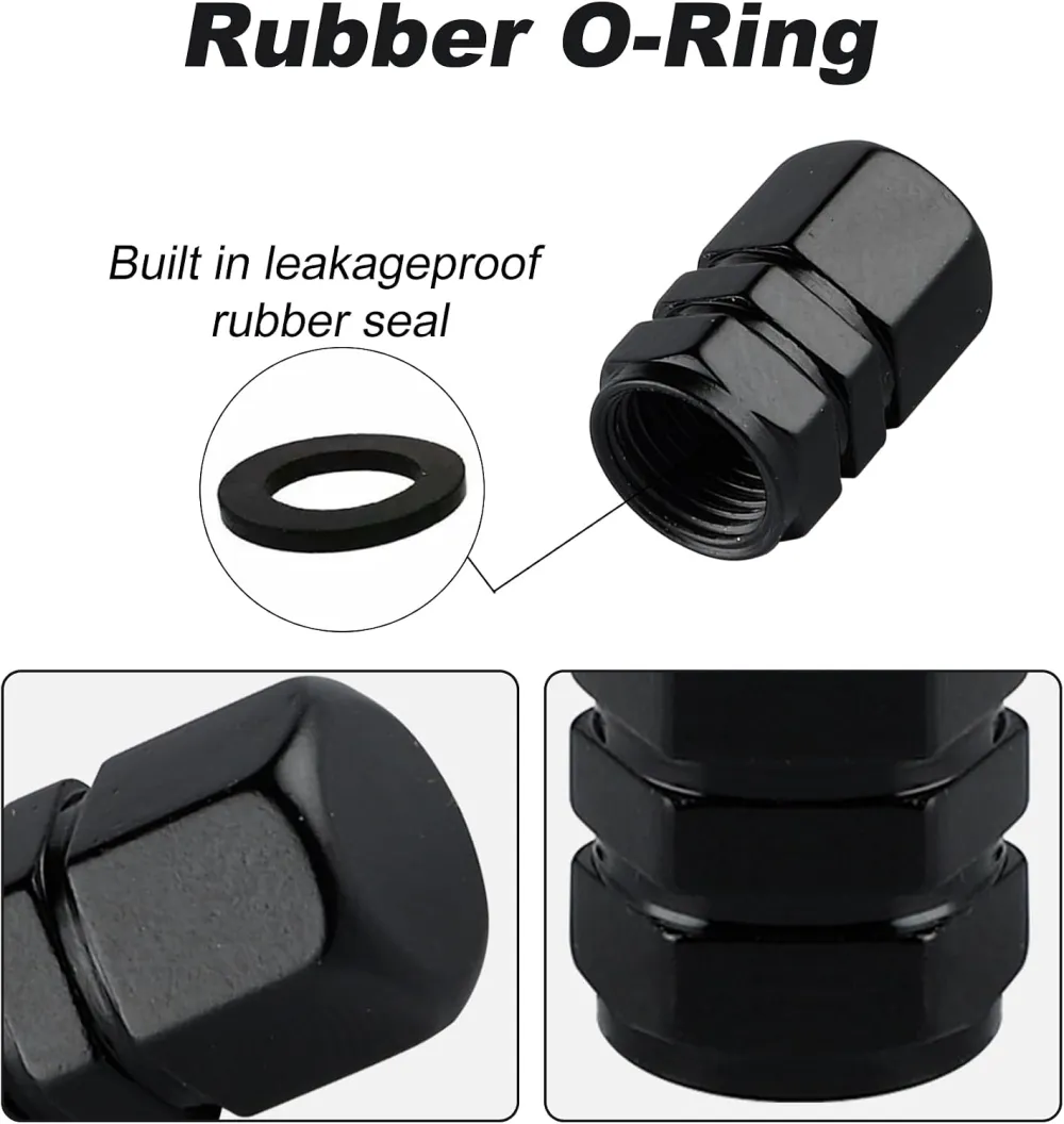 Aluminum Tire Valve Cap Set