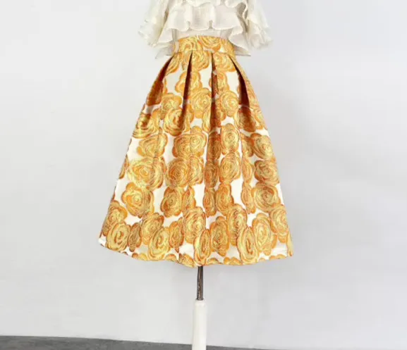 Graceful Promenade Everyday Casual Skirt