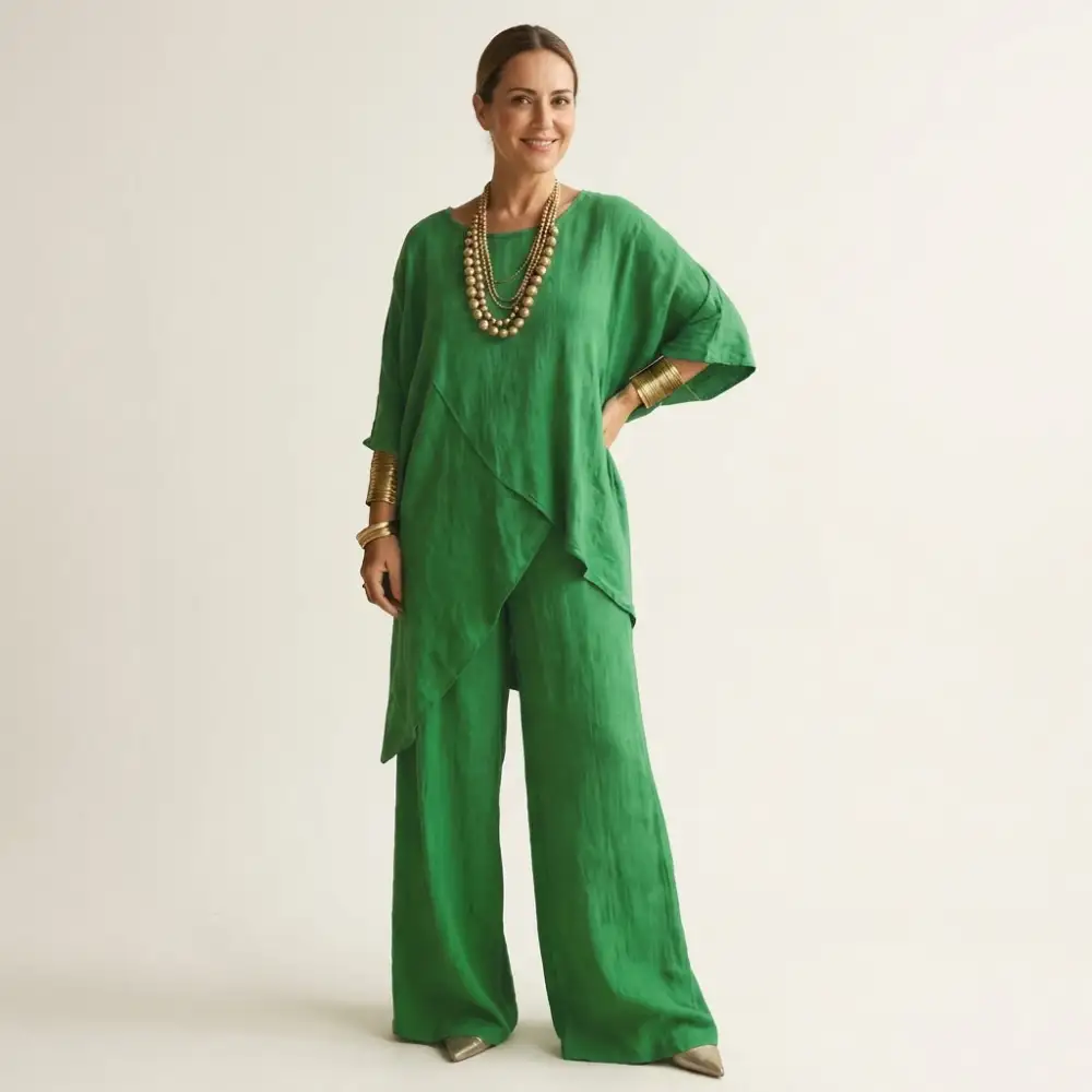 Shoyana | Asymmetric Linen Set