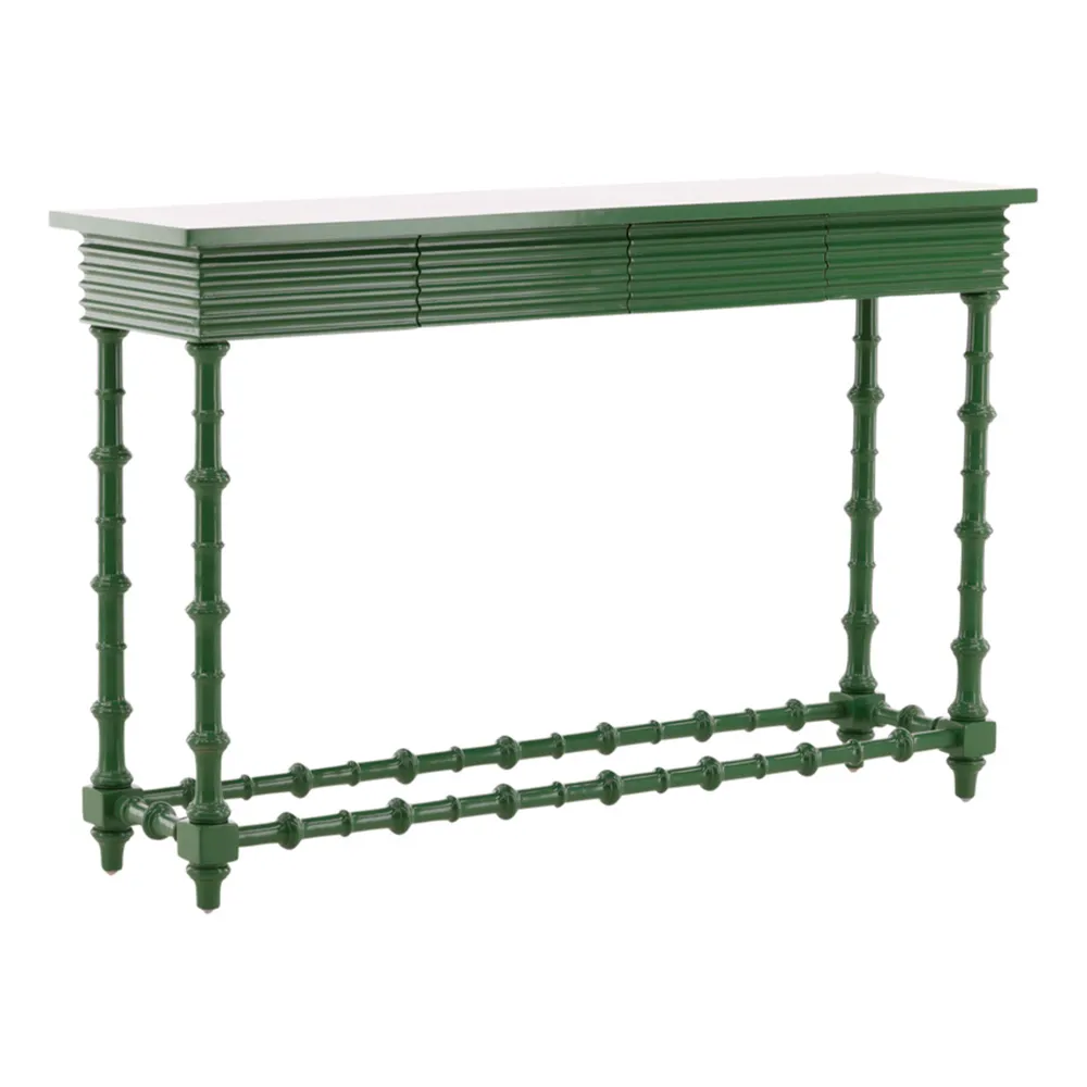 Refined Wood Console Cabinet
