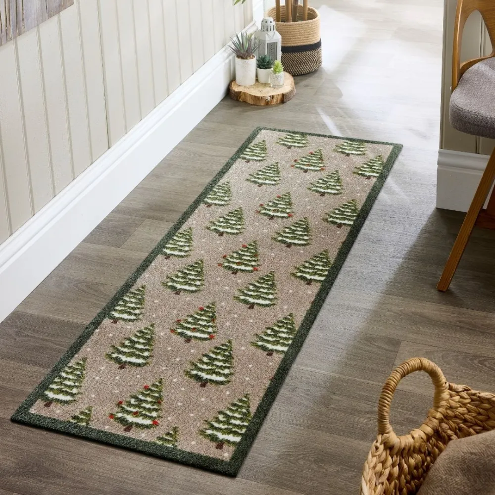 Decorated Tree Runner Rug