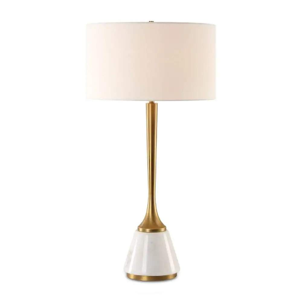 Marble & Brass Table Lamp