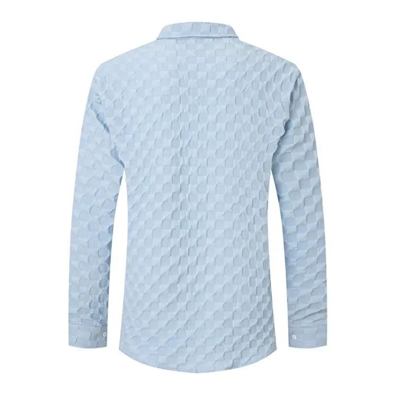 Camp Collar Woven Plaid Shirt