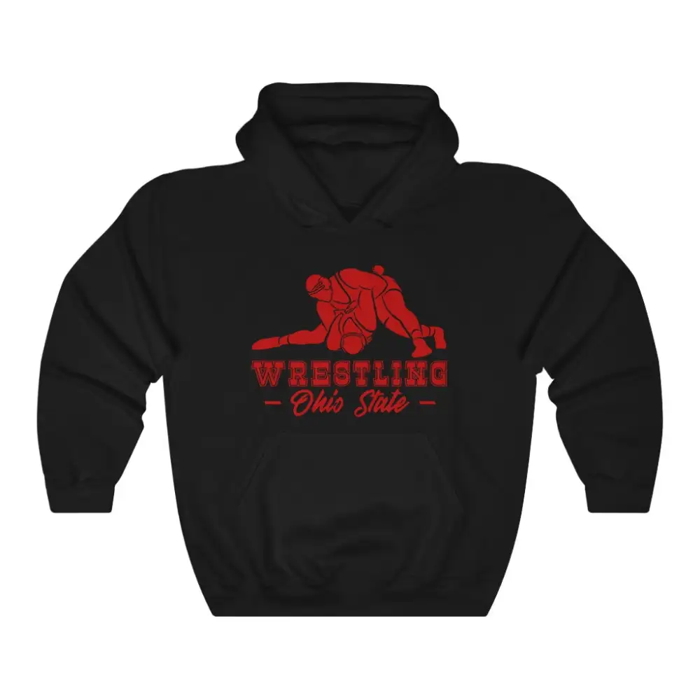 Lettered Wrestling Graphic Hoodie