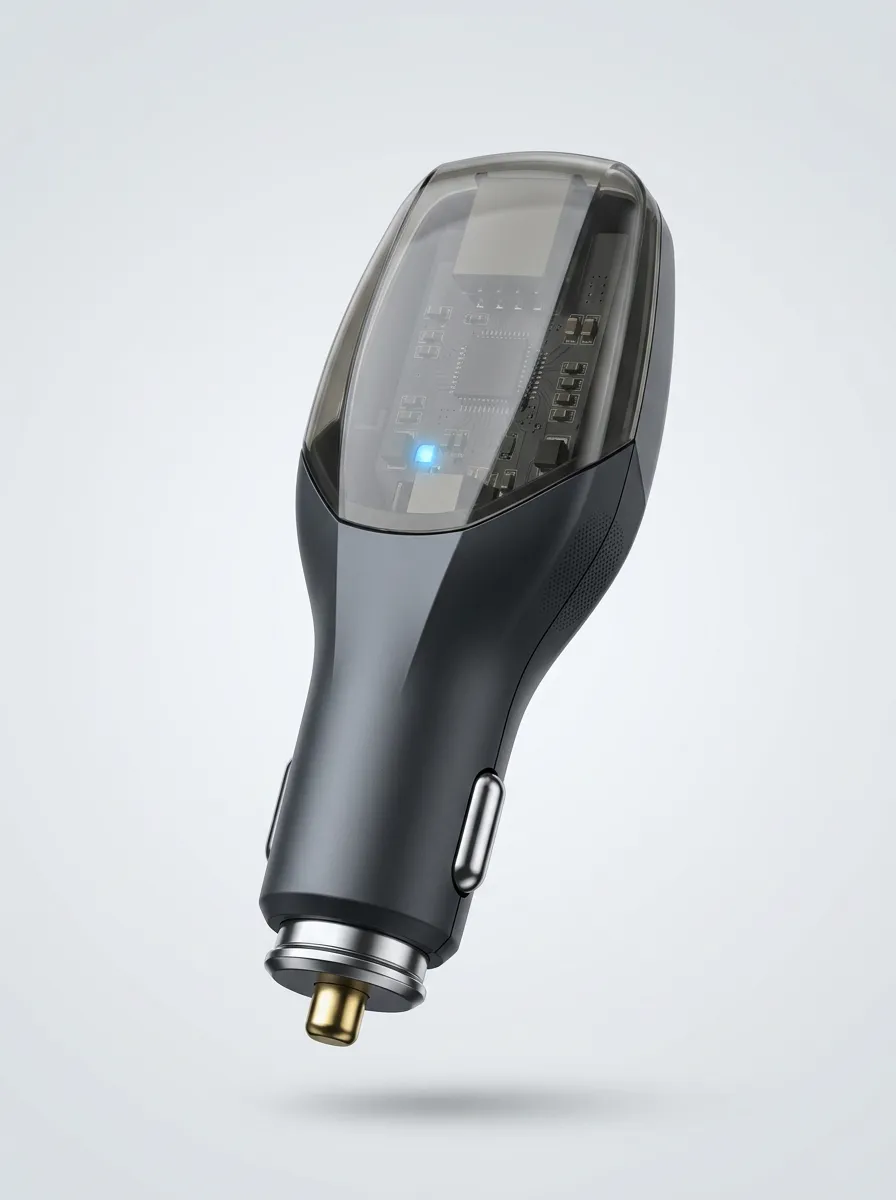 Transparent Circuit Car Fuel Saver Electronic Plug-In Device for Everyday Driving Setups