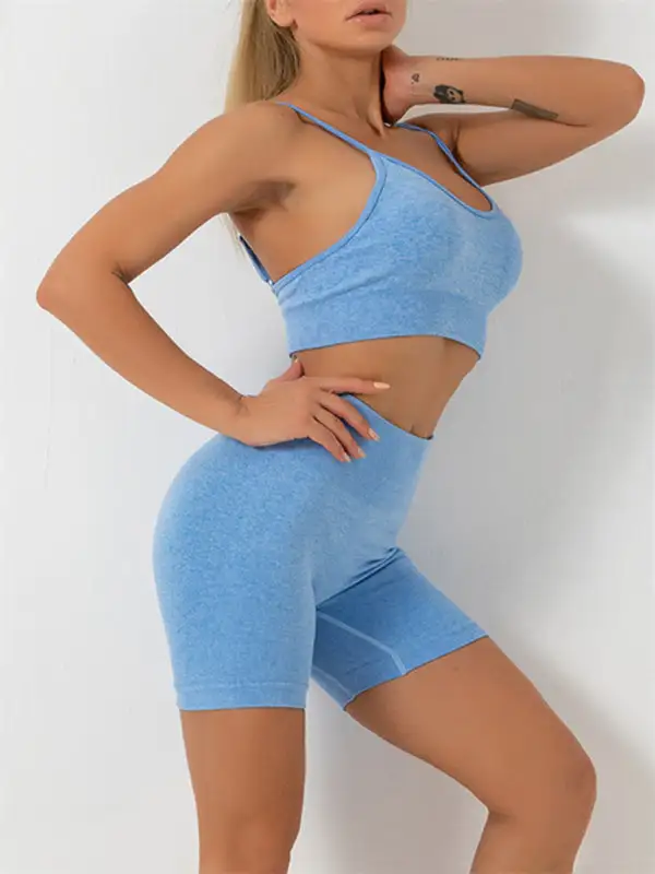Refined Seamless Two-Piece Sports Set