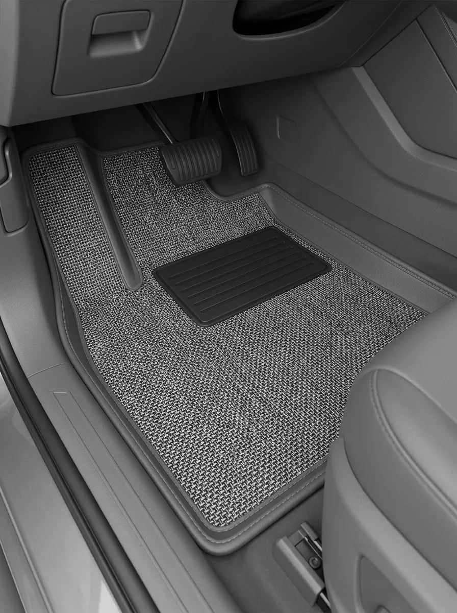 Modern Easy-Care-Look Car Floor Mats