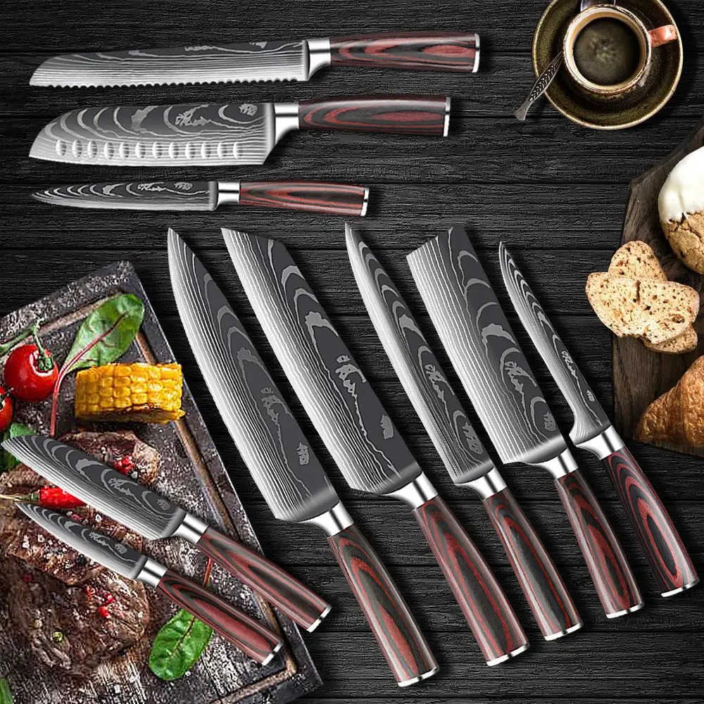 Stainless Kitchen Knife Set
