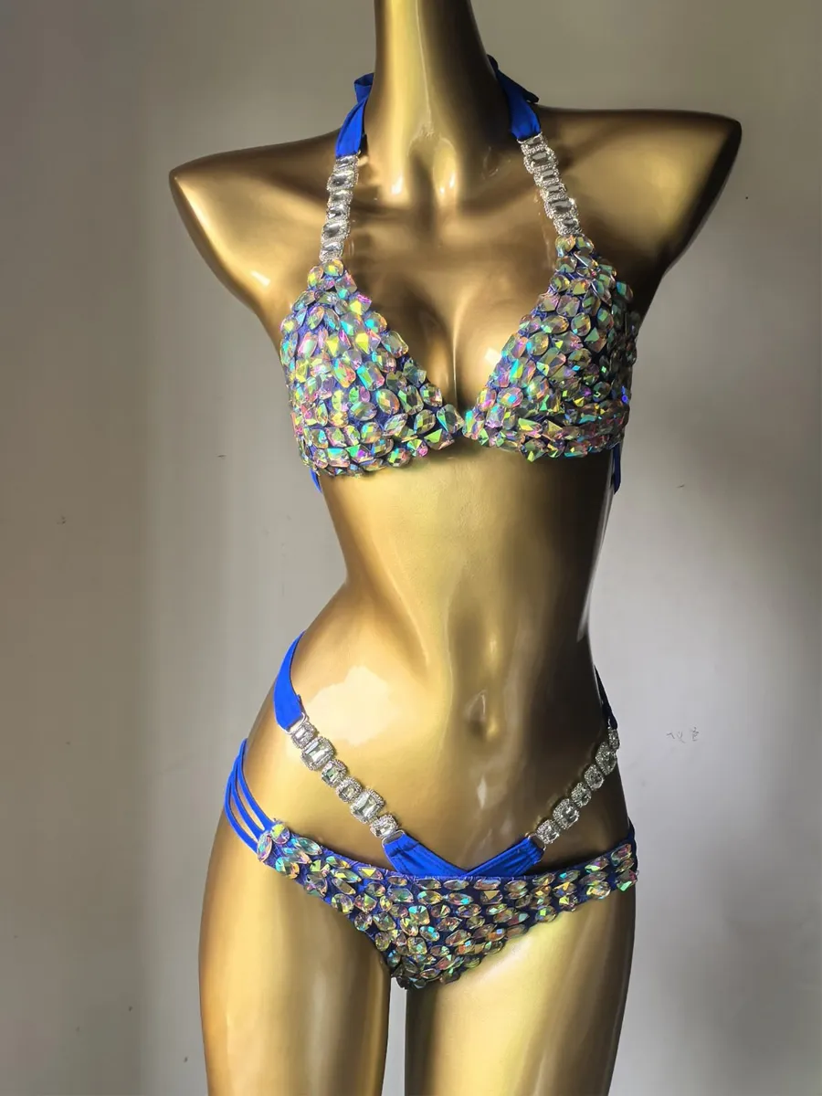 Antonella Rhinestone-Embellished Bikini