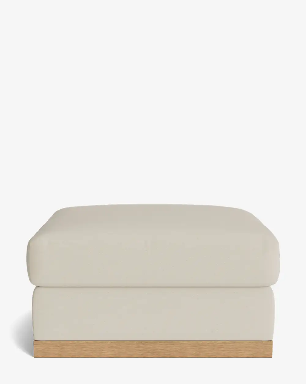 Modular Velvet Ottoman