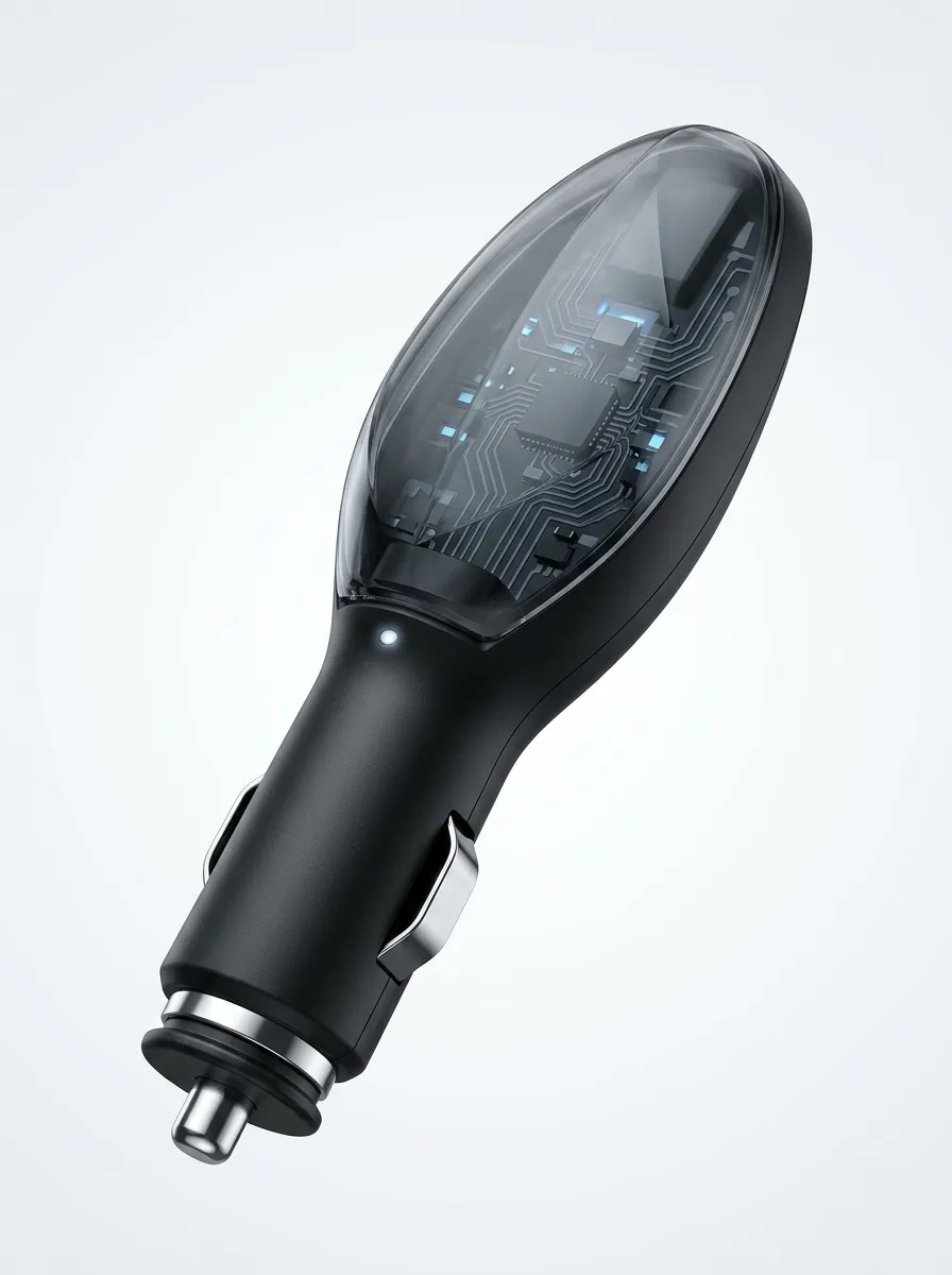 Circuit Board Car Fuel Saver Power-Socket Plug-In Device for Road Trip Equipment