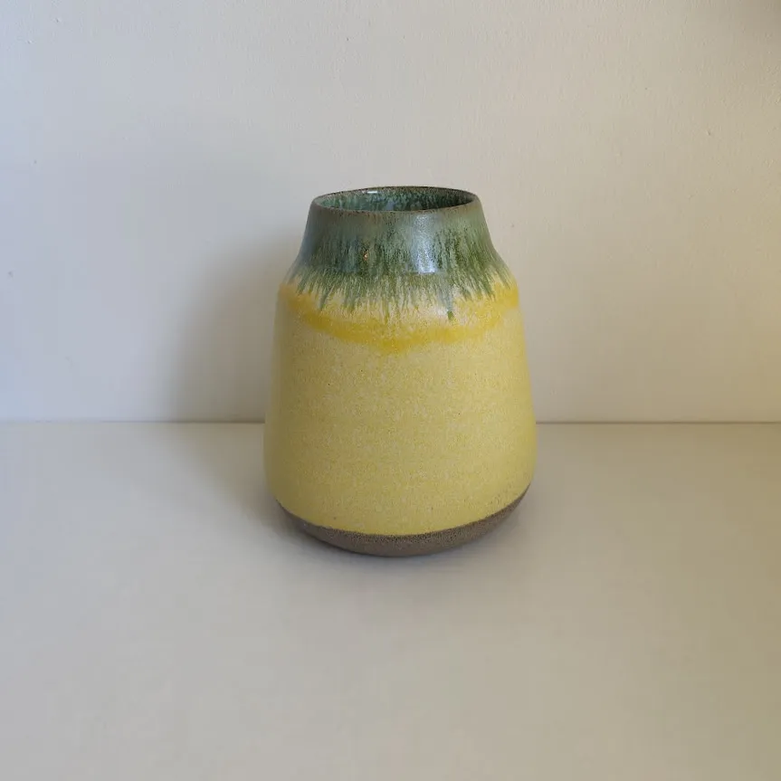 Sculptural Hand Thrown Stoneware Vase