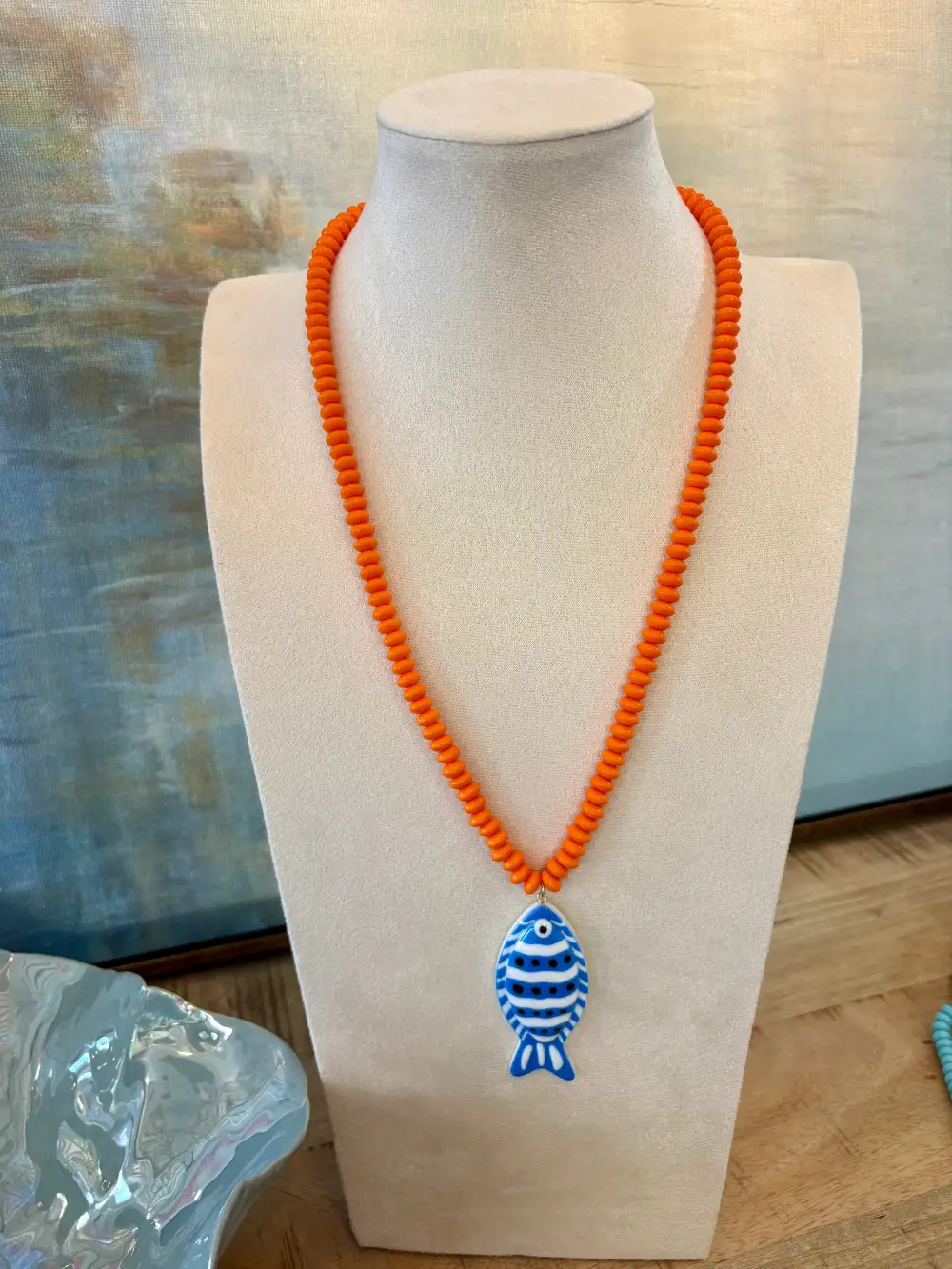 Beaded Vibrant Statement Necklace