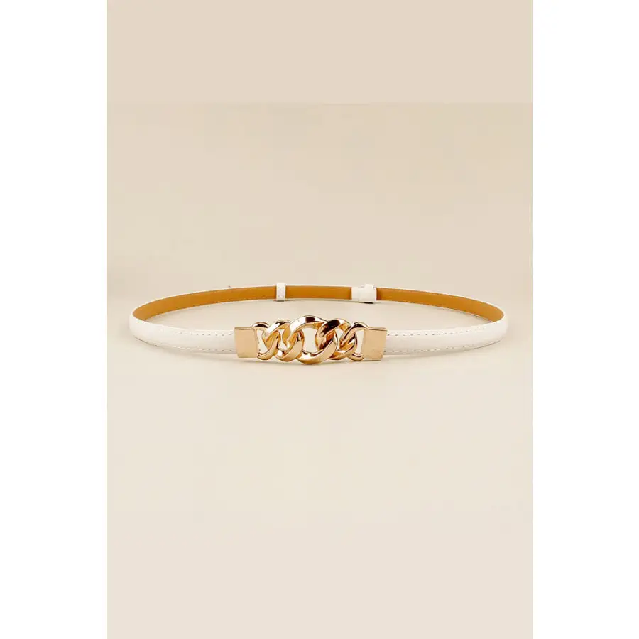 Everyday PU Skinny Belt