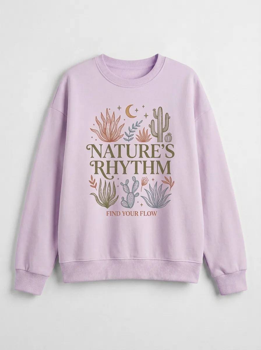 Nature Rhythm Cactus Desert Sweatshirt