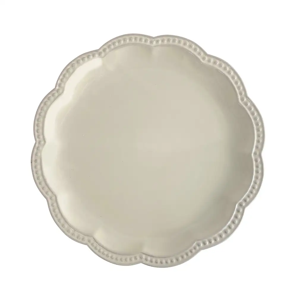 Scalloped Ceramic Main Plate