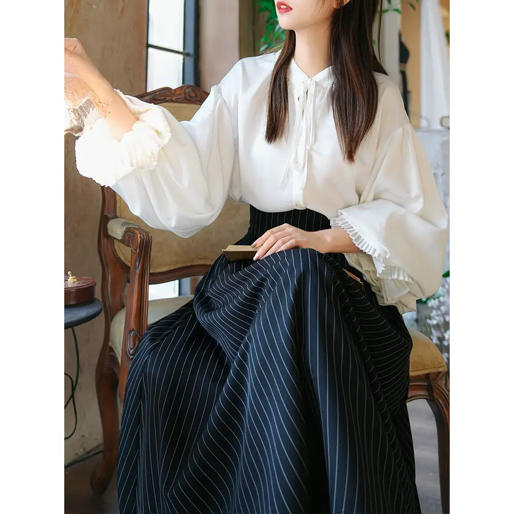 Maxi Striped Skirt