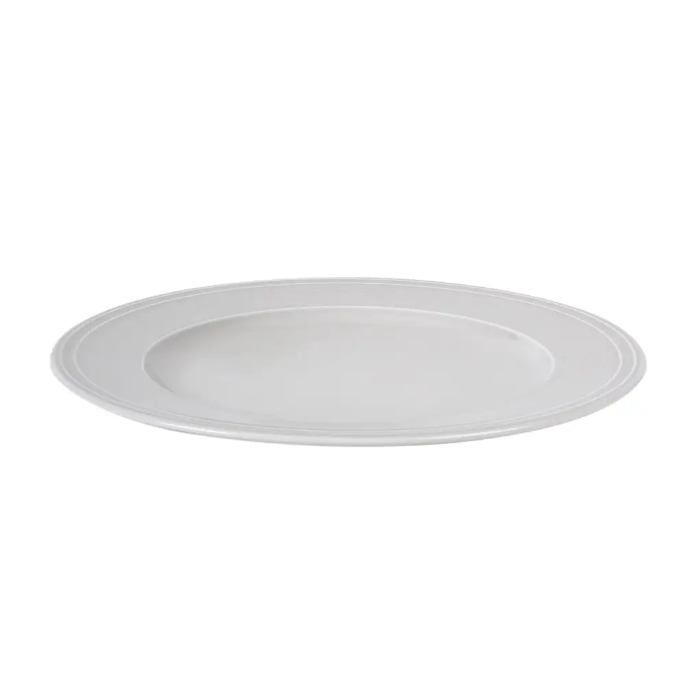Scalloped Stone Dessert Plate