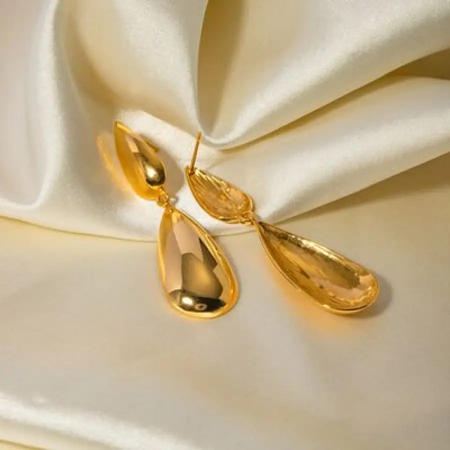 Classic Stainless Steel Dangle Earrings