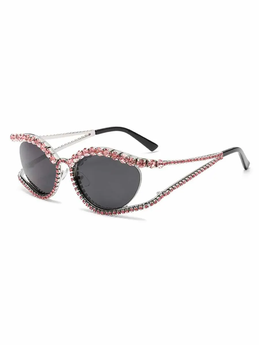 Nalani Diamond-Encrusted Sunglasses