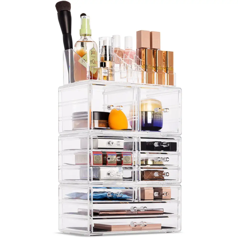 Clear Drawer Style Makeup Organizer