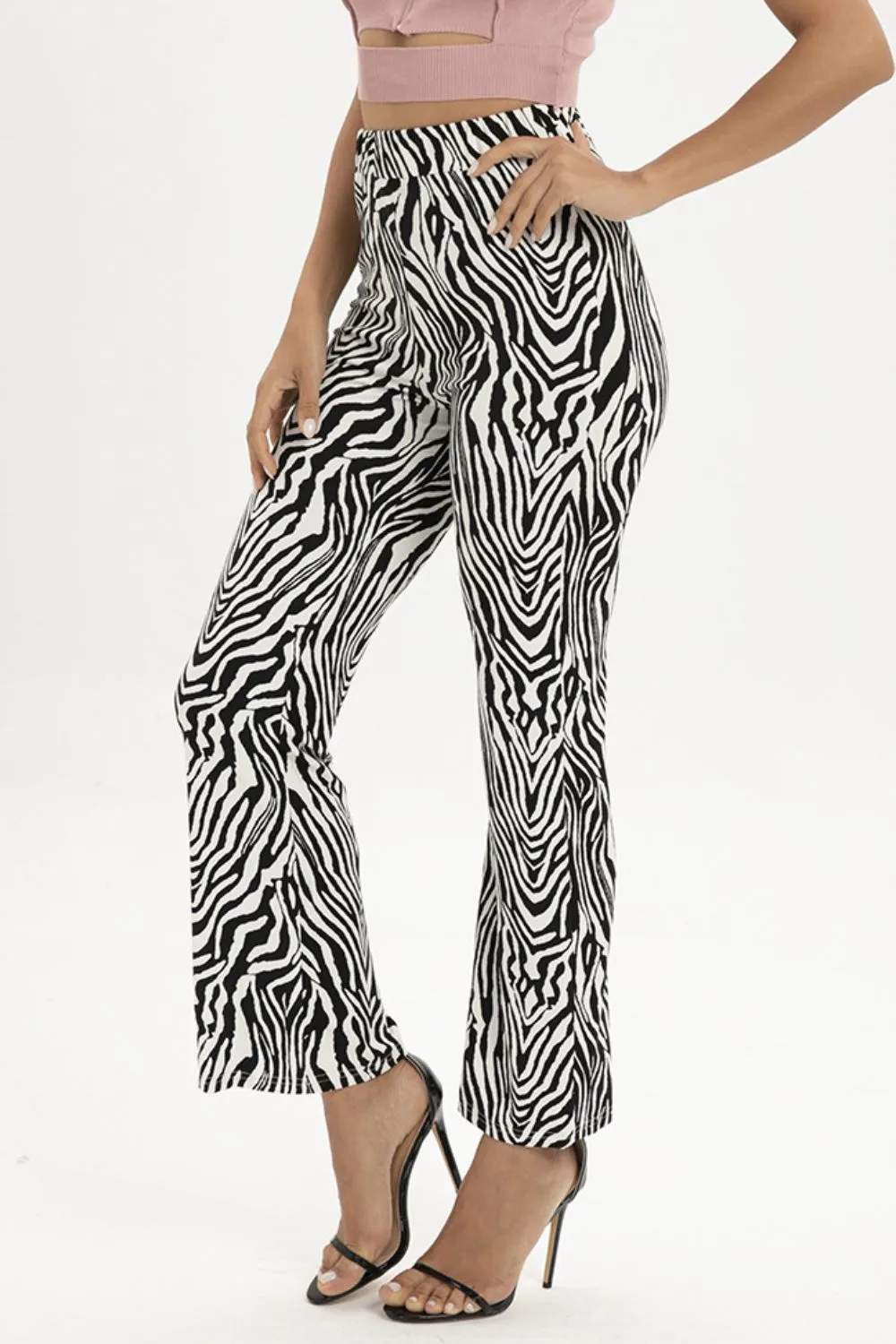 Straight Leg High Waist Pants
