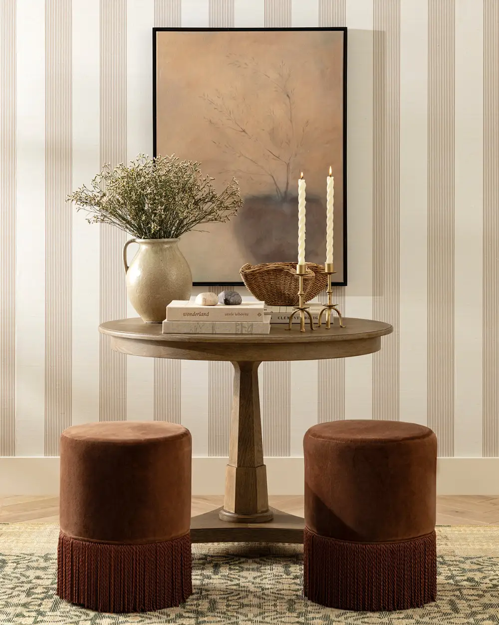 Round Oak Table