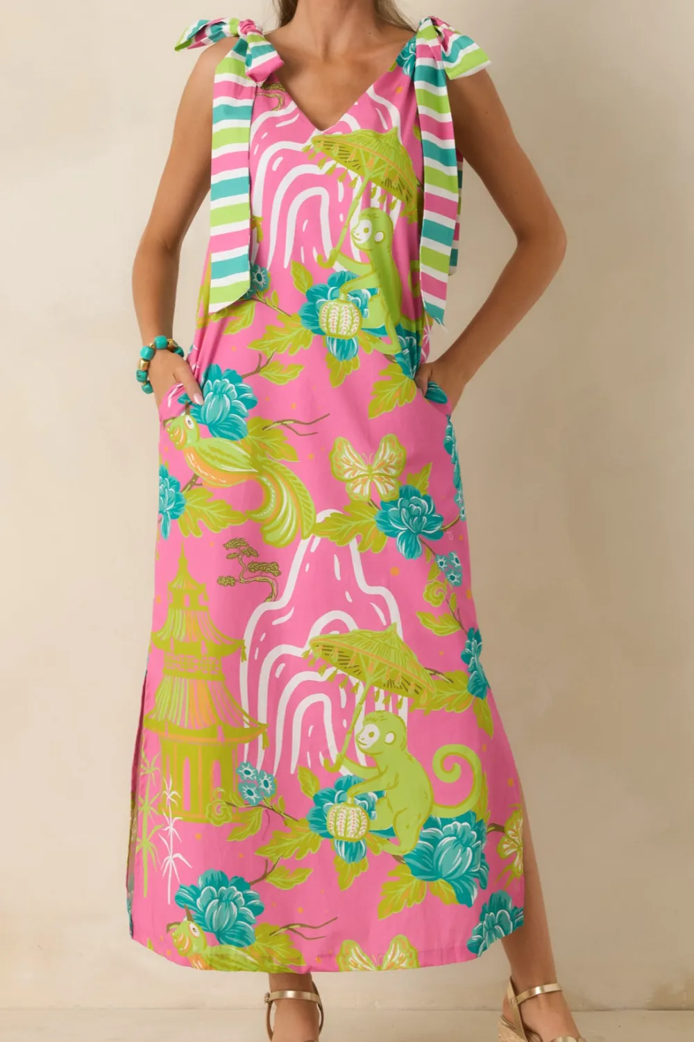 Relaxed Finish Maxi Dress