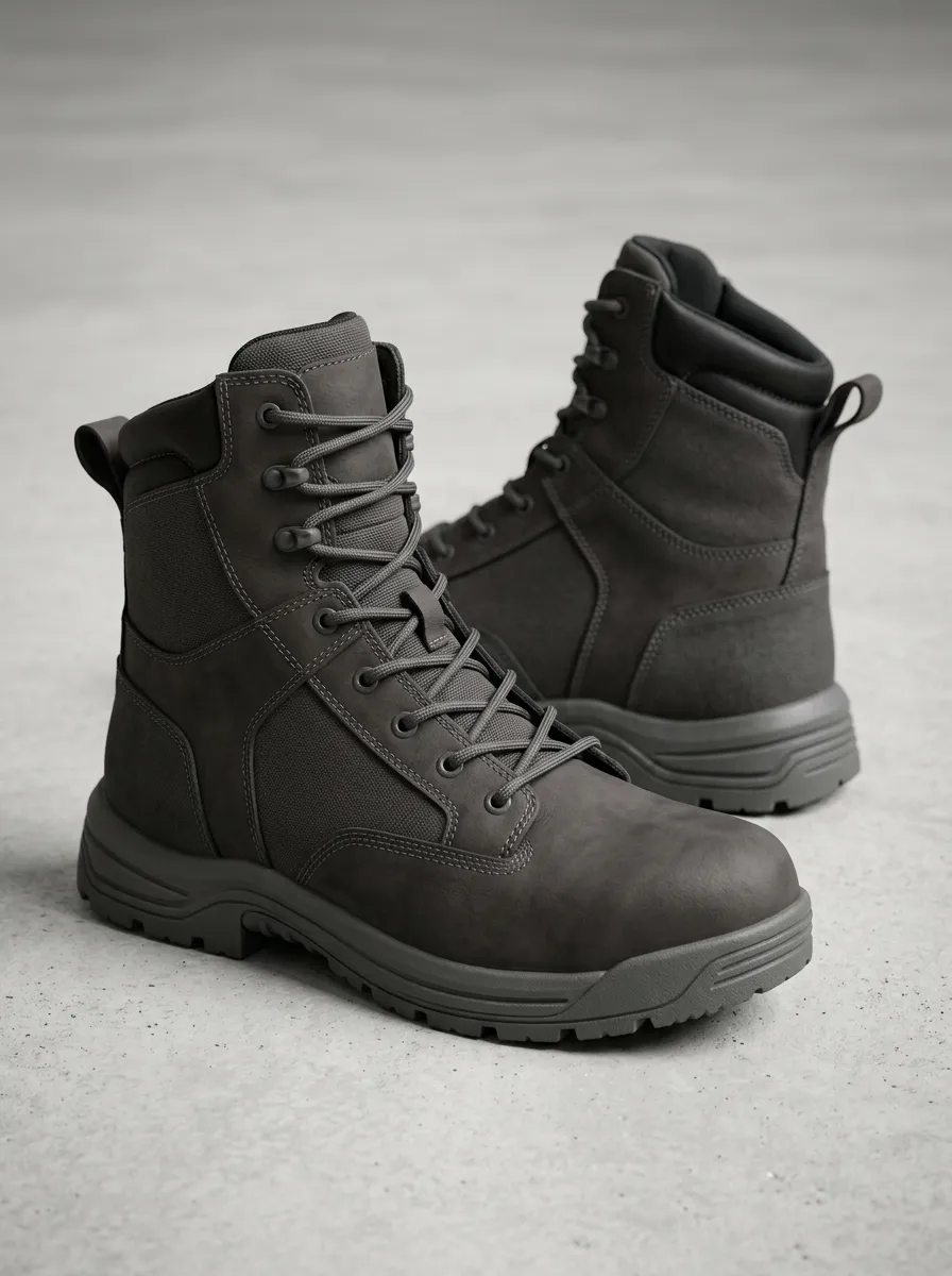 Unisex Tactical Outdoor Matte Print Work Boots