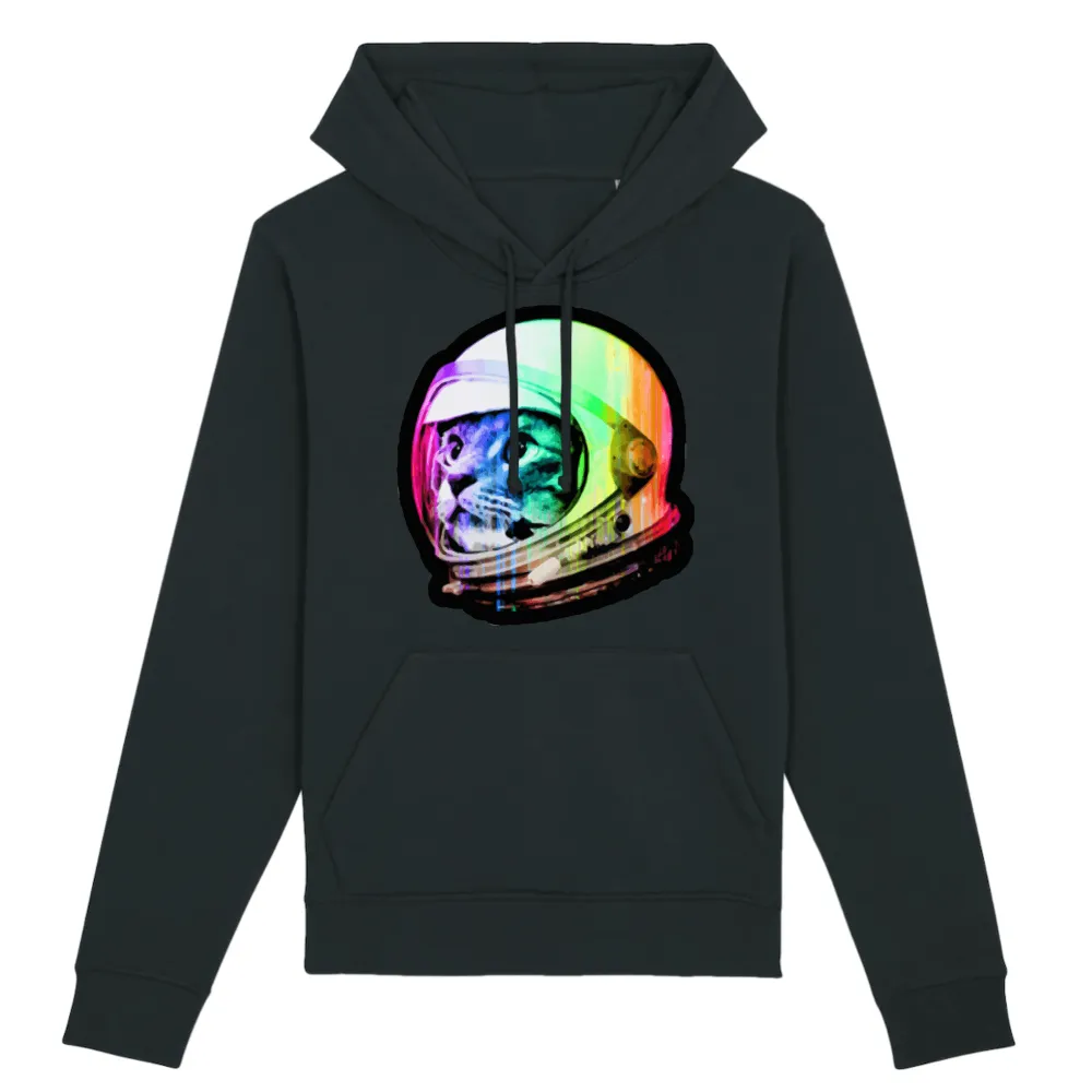 Galaxy Cat Graphic Pullover Hoodie