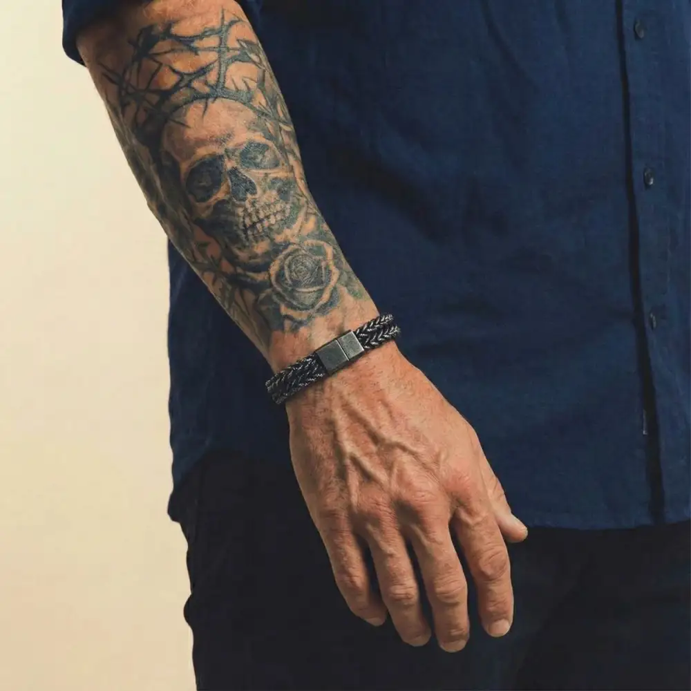 Men's Double Link Bracelet