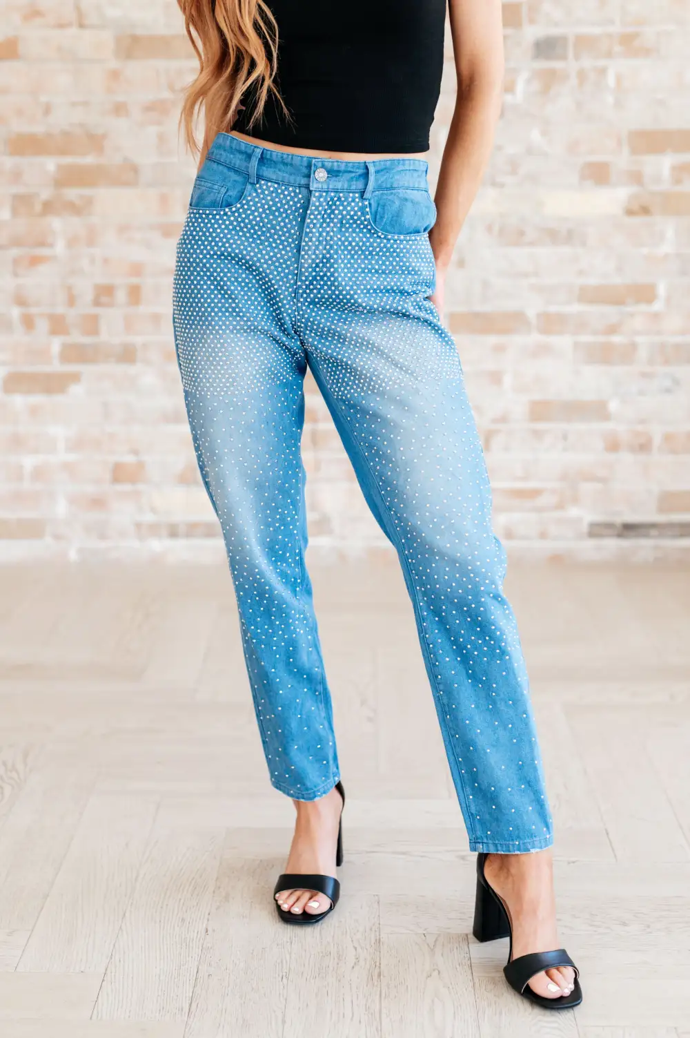 Beck And Call Rhinestone Pants