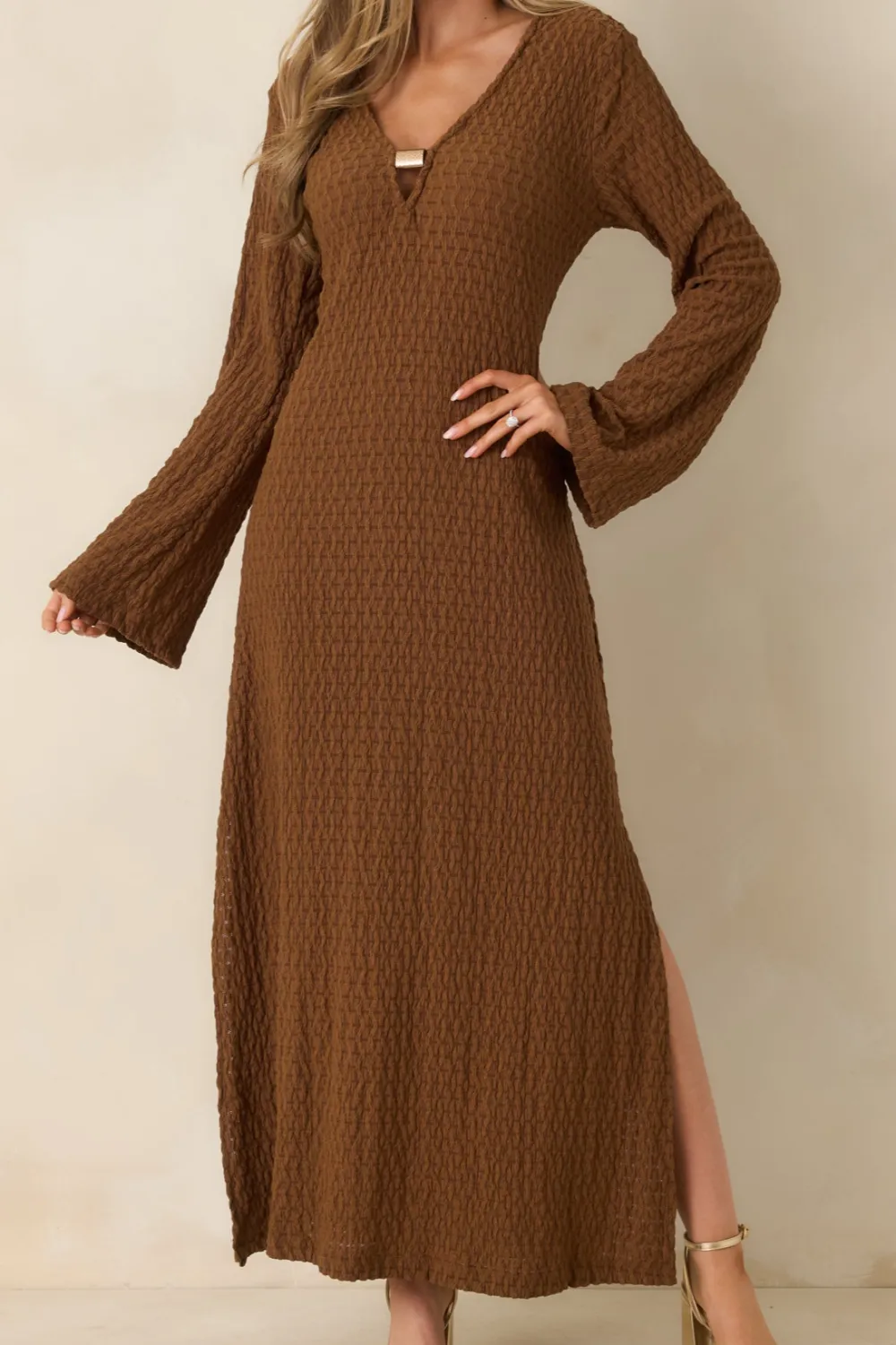 Modern Shape Maxi Dress